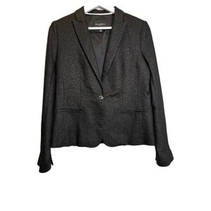 Banana Republic | Black Sparkly Wool/Viscose Blend Blazer Sz 6/Small